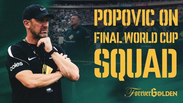FULL PRESS CONFERENCE: Tony Popovic explains CommBank Socceroos FIFA World Cup 2026 squad selection