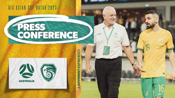 Graham Arnold and Aziz Behich Pre-Match Press Conference | Syria v Australia