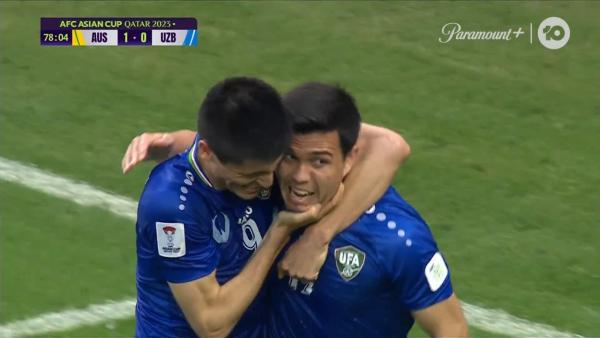 GOAL: Socceroos' clean-sheet-record comes to an end | AFC Asian Cup Qatar 2023
