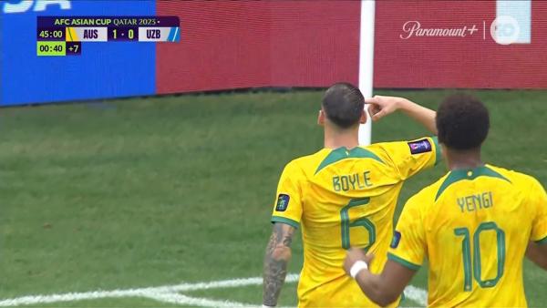 GOAL: Martin Boyle converts from the spot | AFC Asian Cup Qatar 2023