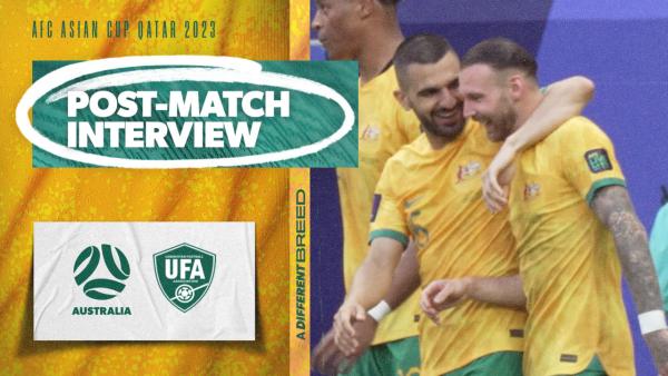 Martin Boyle & Aziz Behich break down Uzbekistan result | Interview | AFC Asian Cup 2023