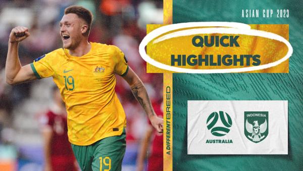 Australia v Indonesia | Quick Highlights | AFC Asian Cup Qatar 2023