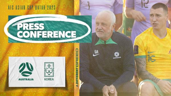 Graham Arnold & Mitch Duke on Asian Cup Quarter Final | Press Conference | Australia v Korea Republic