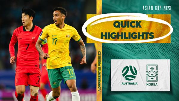 Australia v Korea Republic | Quick Highlights | AFC Asian Cup Qatar 2023