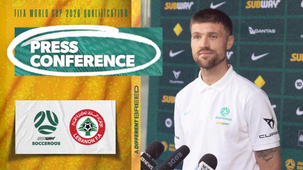 Cameron Burgess: Lebanon will provide a different challenge | Press Conference | Subway Socceroos