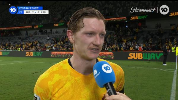 Kyle Rowles: I dedicate the goal to mum | Interview | Subway Socceroos v Lebanon
