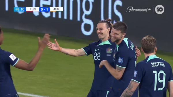 GOAL: Australia again out of the blocks early | Lebanon v Subway Socceroos