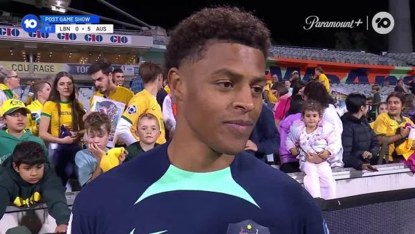 Kusini Yengi: To team up with 'Goodie' again is special | Interview | Lebanon v Subway Socceroos