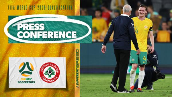 Graham Arnold and Kyle Rowles Press Conference | Subway Socceroos v Lebanon