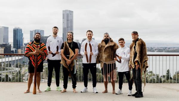A special Welcome to Country ceremony in Perth for our Subway Socceroos
