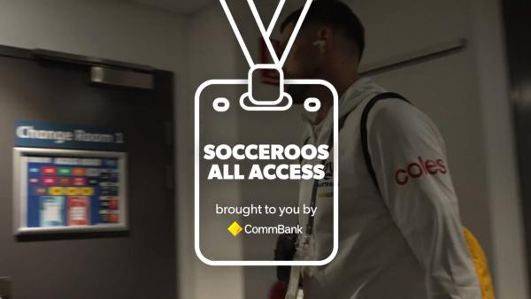 CommBank All Access | Pre-Match and Pitch side against Palestine