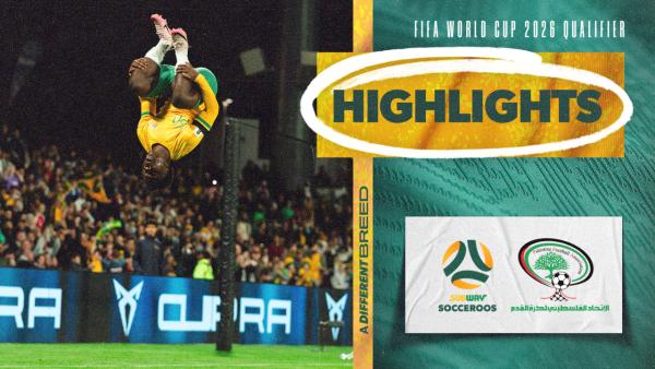 Subway Socceroos v Palestine | Quick Highlights | FIFA World Cup 2026 Qualifier