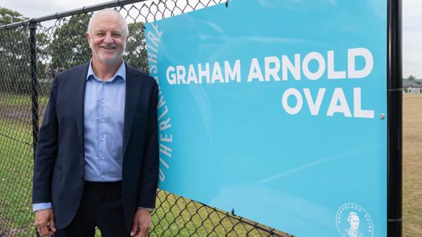 Graham Arnold honoured with oval renaming at his junior club