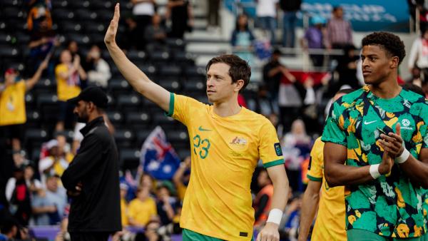 Craig Goodwin and Graham Arnold are excited to play in Adelaide!