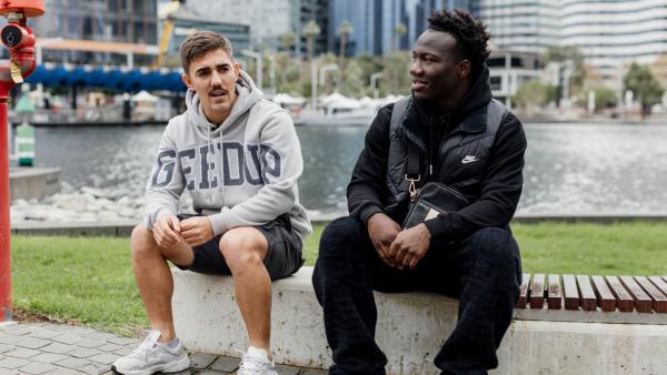 ROOM MATES: Josh Nisbet & Nestory Irankunda | Subway Socceroos