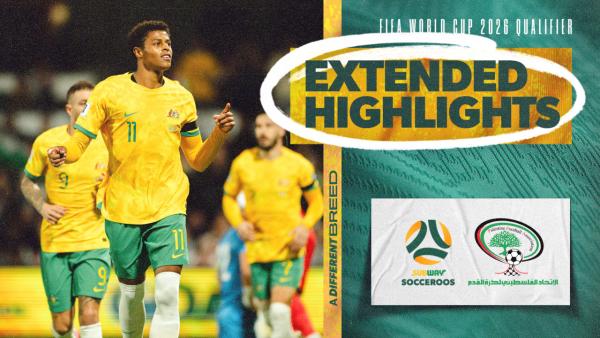 Australia v Palestine | Extended Highlights | FIFA World Cup 2026 Qualifier 