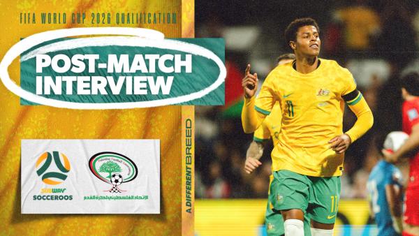 Kusini Yengi: I feel more confident every game | Interview | Subway Socceroos v Palestine