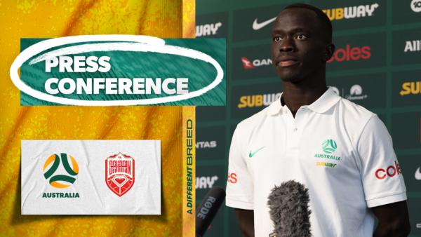 Awer Mabil: It's amazing to be back | Press Conference | Australia v Bahrain
