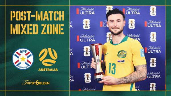 Aiden O’Neill reacts to Paraguay draw, MVP honour & knockout stage qualification | Mixed Zone