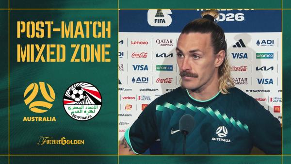 Jackson Irvine reacts to Egypt penalty shootout defeat & Socceroos' FIFA World Cup heartbreak