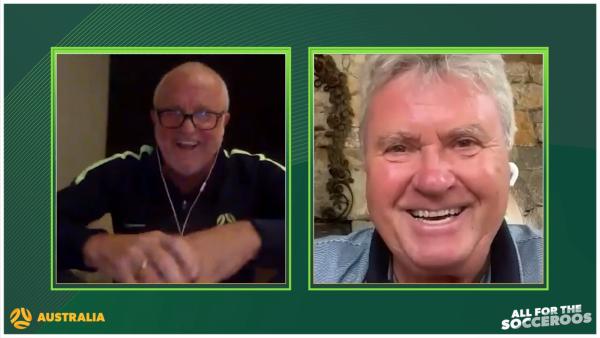 HIDDINK RETURNING TO AUSTRALIA: Guus & Graham Arnold catch up