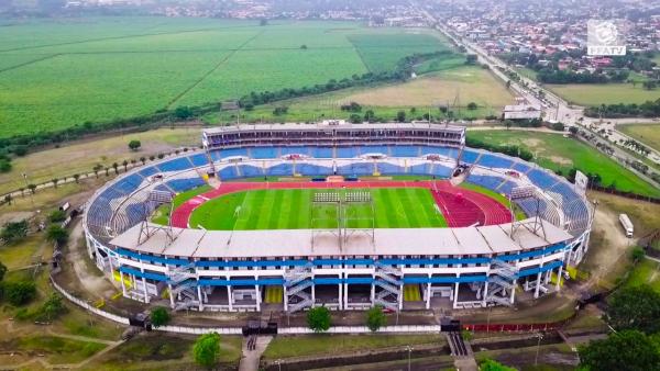 Inside the Estadio Olimpico Metropolitano