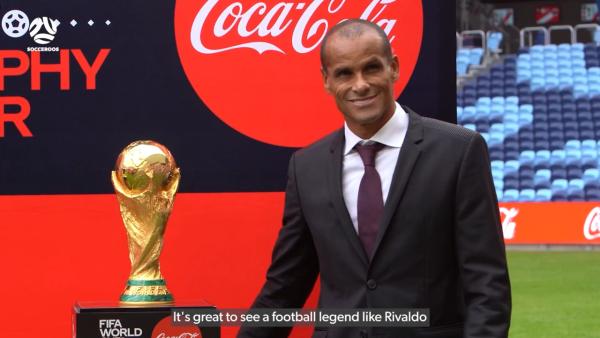 The FIFA World Cup trophy heads down under