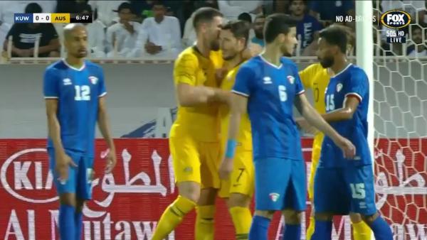 Socceroos strike gold from a corner