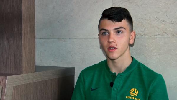 Noah Botic on receiving the inaugural Dylan Tombides Medal