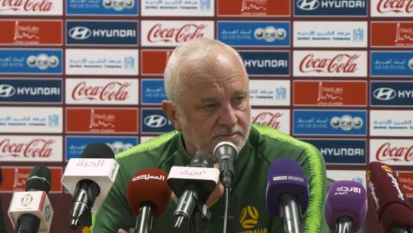 Pre-Match Press Conference: Jordan v Caltex Socceroos