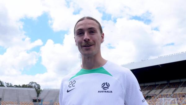 Jackson Irvine catches up with Paul Wade