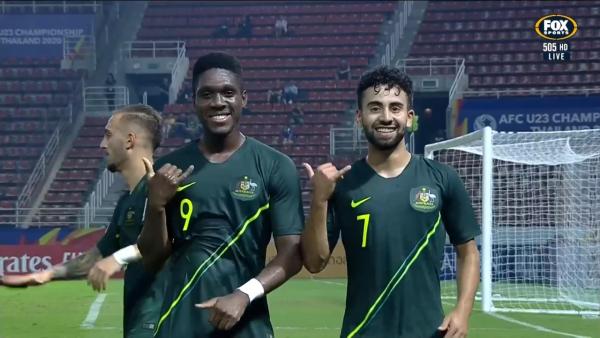 GOAL: Najjarine - Olyroos break the deadlock