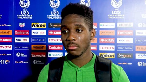 Al Hassan Toure on scoring the winner vs Syria