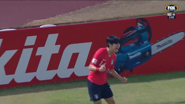 GOAL: Kim - Korea Republic strike first in the semi final