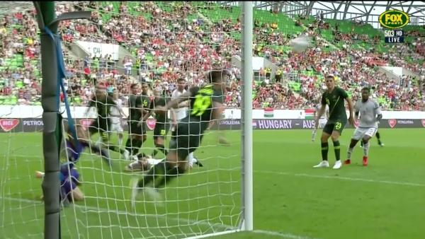 Risdon clears off the line