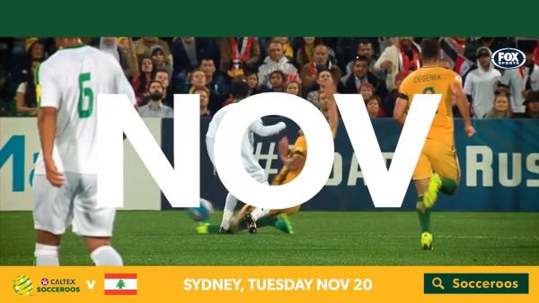 Caltex Socceroos v Lebanon
