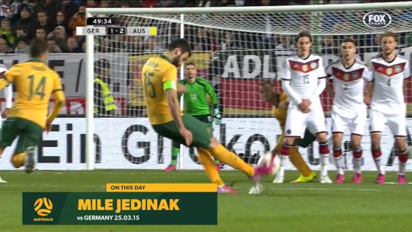 Mile Jedinak's free kick stuns FIFA World Cup Champions Germany in 2015