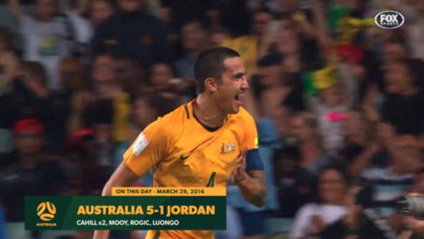 Socceroos put five past Jordan in FIFA World Cup qualifier in 2016