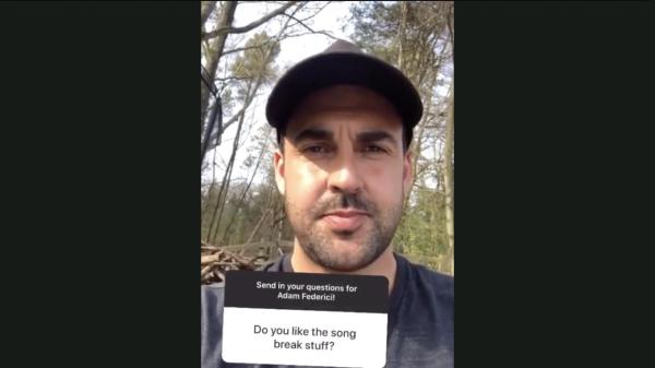 Adam Federici Q&A on Instagram