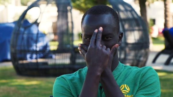 #AMchallenge | Awer Mabil explains his goal celebration
