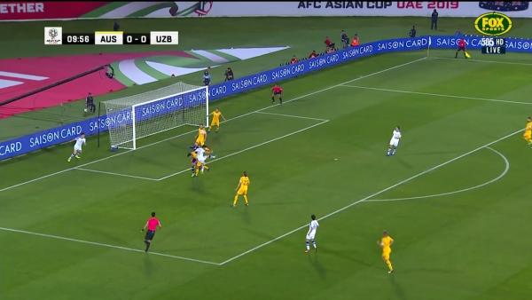 Mat Ryan saves a one on one