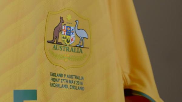 Caltex Socceroos team walk