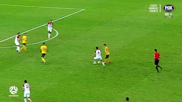 Ajdin Hrustic's cheeky nutmeg | Highlights | Socceroos v Jordan | FIFA World Cup qualifier