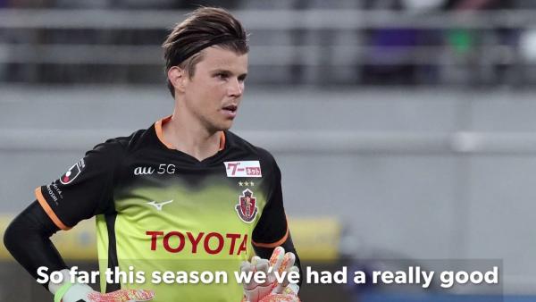 Mitch Langerak enjoying standout season with Nagoya Grampus in J League