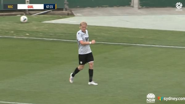 GOAL: Rose bangs home the opening goal