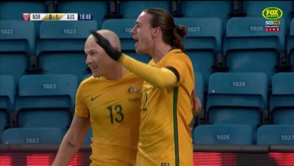 Jackson Irvine opens the scoring