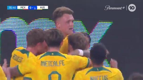 GOAL: Harry Souttar does what he does best | Subway Socceroos v Mexico