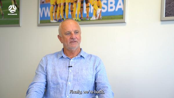 Graham Arnold: 'Finally, we're back'
