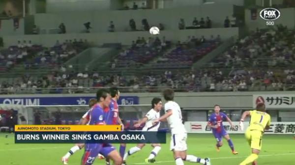 Burns scores winner J-League