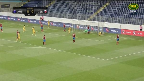 Mat Leckie opens the scoring